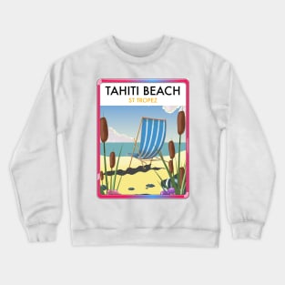 Tahiti Beach St Tropez France Crewneck Sweatshirt